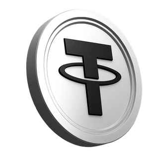 En la plataforma, gráfico de la moneda Tether USDT dentro de la sección de información